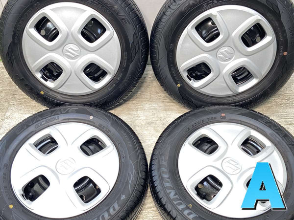 ダンロップ エナセーブ EC204 145/80R13  /スズキ純正  4.0J+ 100-4穴 4本