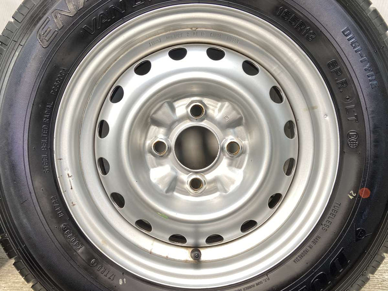 ダンロップ エナセーブ VAN01 165R13 6PR /日産純正  5.0J+ 100-4穴 4本