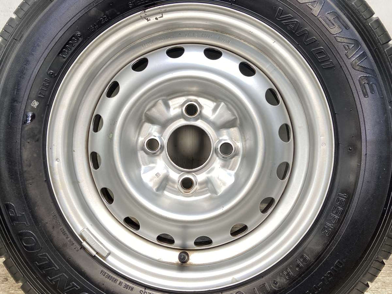 ダンロップ エナセーブ VAN01 165R13 6PR /日産純正  5.0J+ 100-4穴 4本