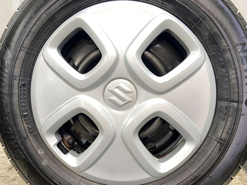 ブリヂストン NEWNO 145/80R13  /スズキ純正  4.0J+ 100-4穴 4本
