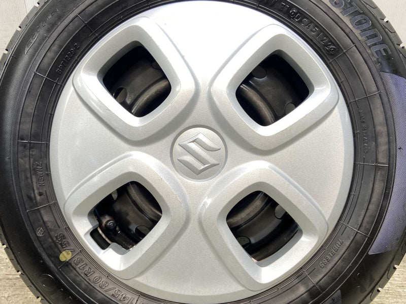 ブリヂストン NEWNO 145/80R13  /スズキ純正  4.0J+ 100-4穴 4本