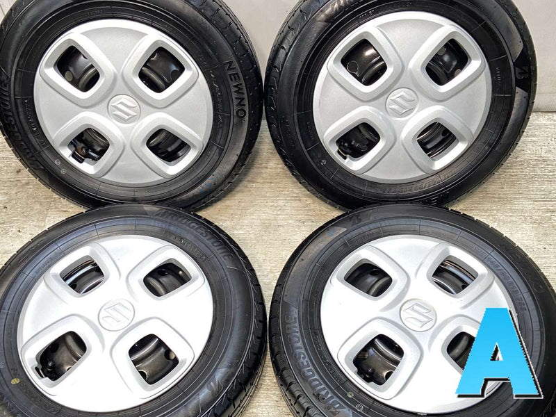 ブリヂストン NEWNO 145/80R13  /スズキ純正  4.0J+ 100-4穴 4本