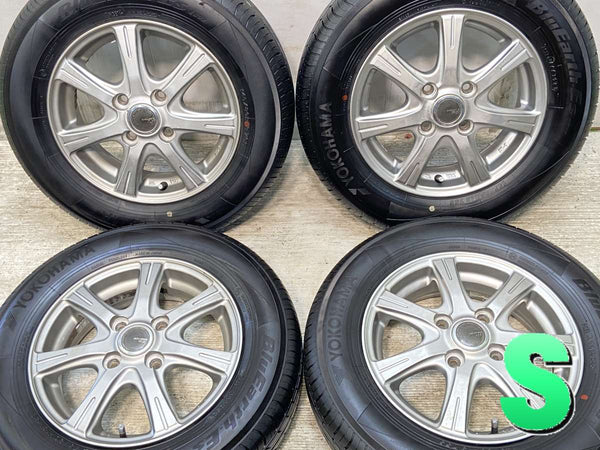 ヨコハマ ブルーアース-Es ES32 145/80R13  /　 MILLOUS 4.0J+42 100-4穴 4本