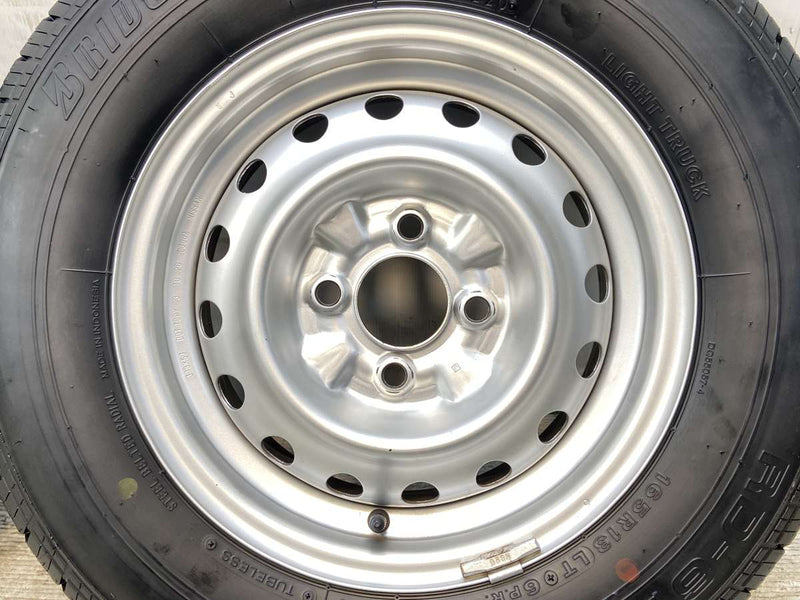 ブリヂストン RD-613 STEEL 165R13 6PR /日産純正  5.0J+ 100-4穴 4本