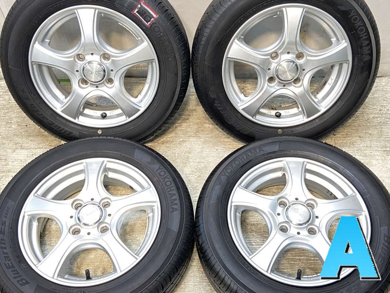 ヨコハマ ブルーアースES32 155/65R13  /　 VIOLENTO 4.0J+42 100-4穴 4本