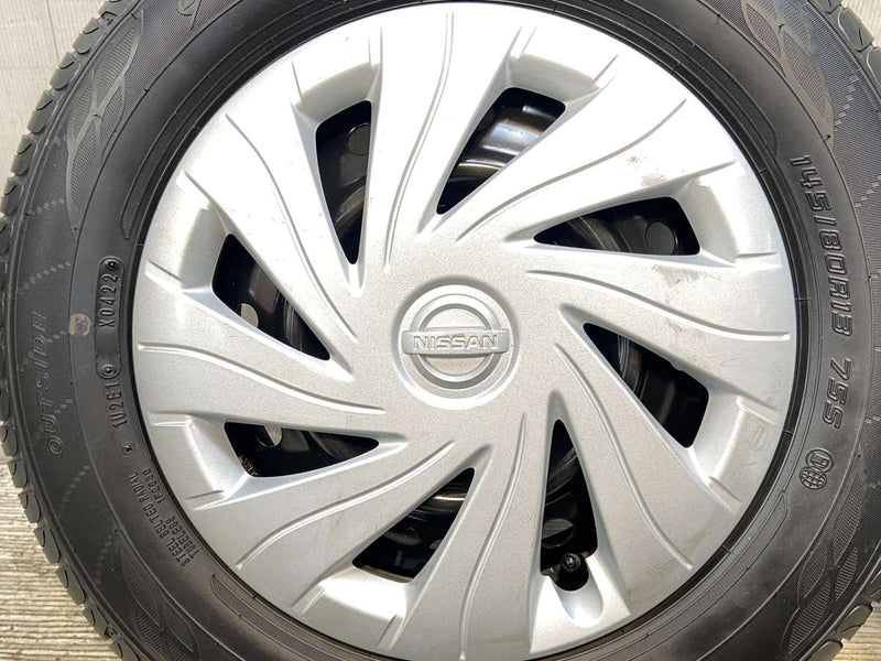 ダンロップ エナセーブ EC204 145/80R13  /日産純正  4.0J+ 100-4穴 4本