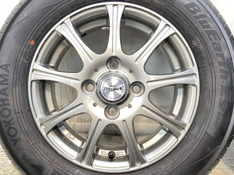 ヨコハマ ブルーアース-Es ES32 145/80R13  /　 DOS 4.0J+45 100-4穴 4本