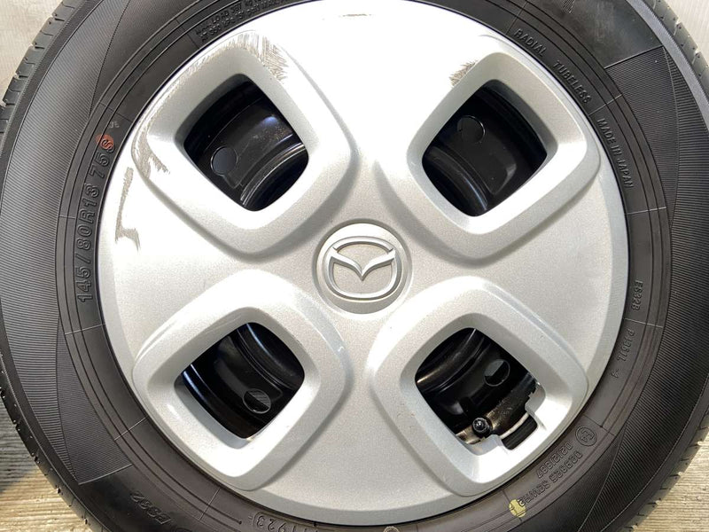 ヨコハマ ブルーアース-Es ES32 145/80R13  /マツダ純正  4.0J+ 100-4穴 4本