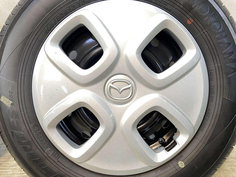 ヨコハマ ブルーアース-Es ES32 145/80R13  /マツダ純正  4.0J+ 100-4穴 4本