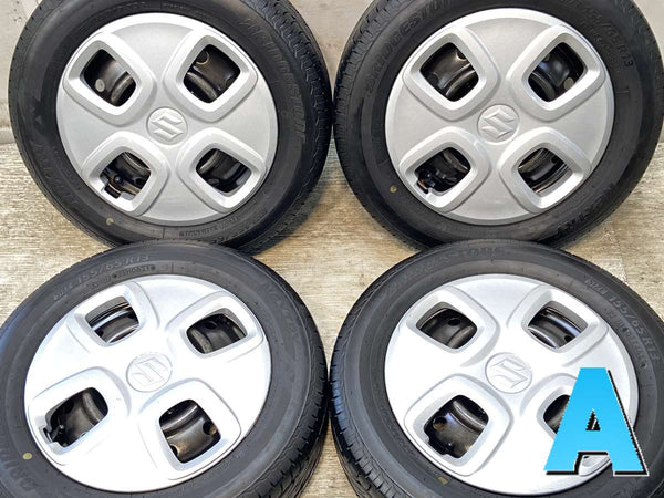 ブリヂストン ネクストリー 155/65R13  /スズキ純正  4.0J+ 100-4穴 4本
