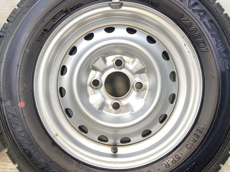 ダンロップ エナセーブ VAN01 165R13 6PR /日産純正  5.0J+ 100-4穴 4本