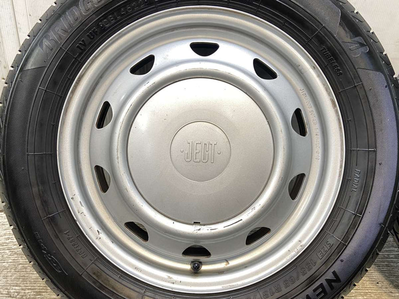 ブリヂストン NEWNO 155/65R13  /　 JECT LZ 4.0J+ 100/110/114.3-4穴 4本