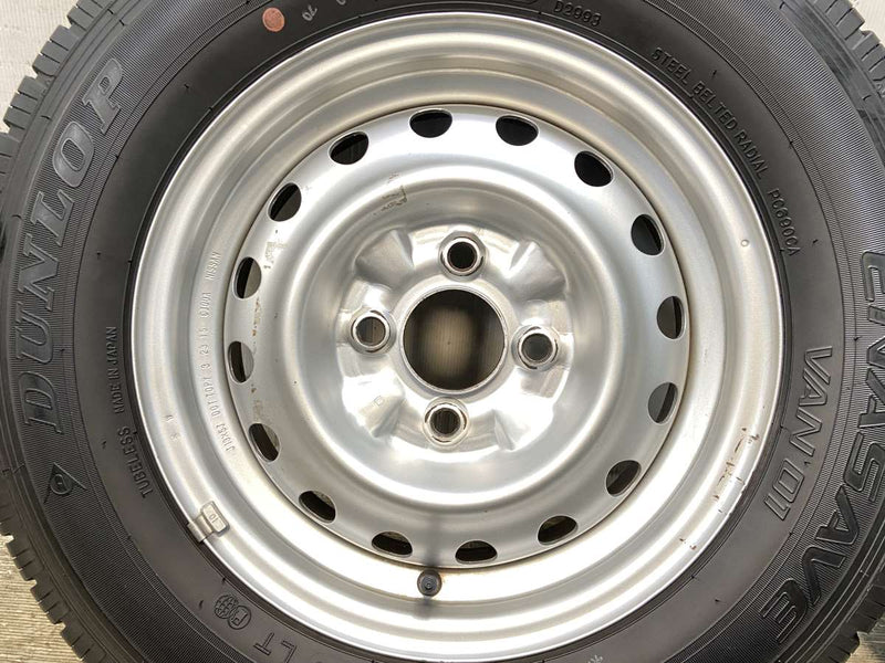 ダンロップ エナセーブ VAN01 165R13 6PR /日産純正  5.0J+ 100-4穴 4本