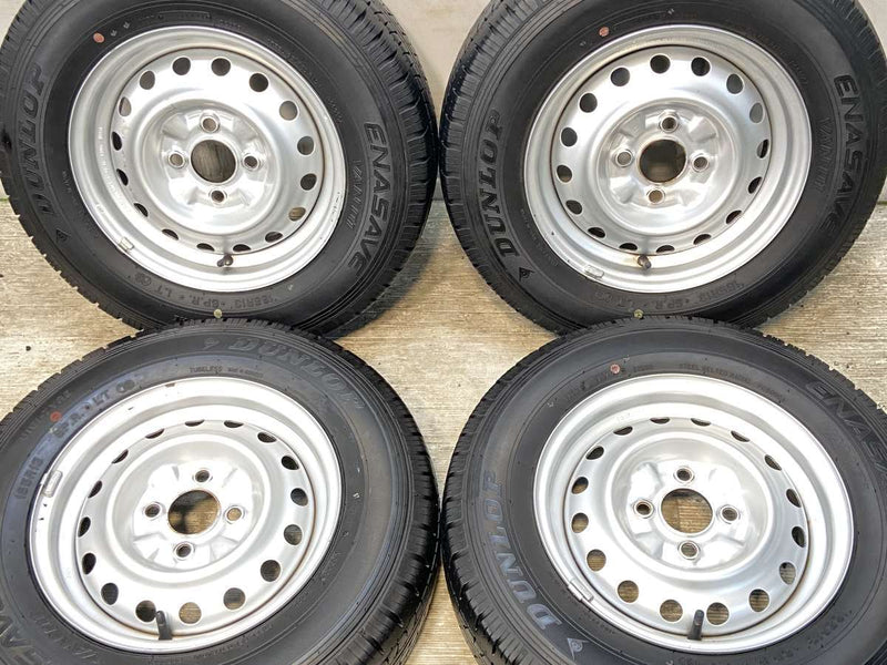 ダンロップ エナセーブ VAN01 165R13 6PR /日産純正  5.0J+ 100-4穴 4本