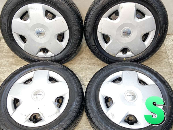 ダンロップ エナセーブ EC204 155/65R13  /日産純正  4.0J+ 100-4穴 4本