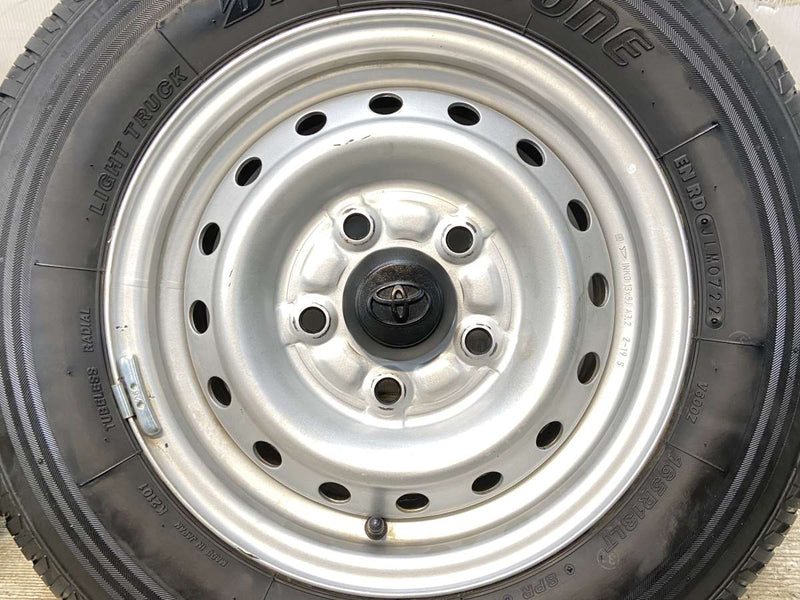 ブリヂストン V600 165R13 8PR /ダイハツ純正  5.0J+ 114.3-5穴 4本