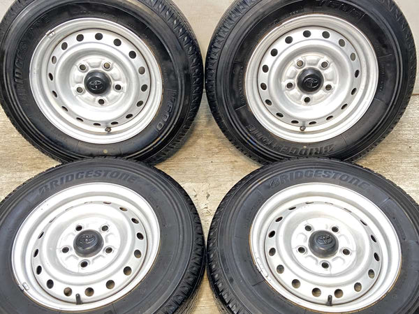 ブリヂストン V600 165R13 8PR /ダイハツ純正  5.0J+ 114.3-5穴 4本