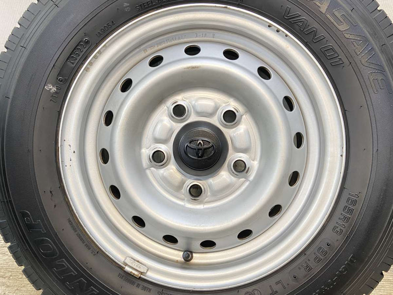 ダンロップ エナセーブ VAN01 165R13 8PR /トヨタ純正  5.0J+ 114.3-5穴 4本