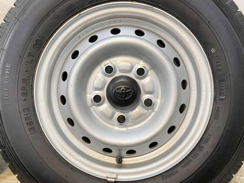 ダンロップ エナセーブ VAN01 165R13 8PR /トヨタ純正  5.0J+ 114.3-5穴 4本