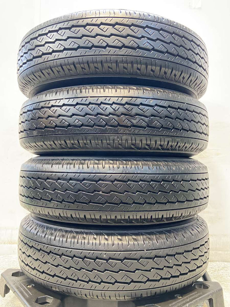 ブリヂストン V600 165R13 6PR /日産純正  5.0J+ 100-4穴 4本