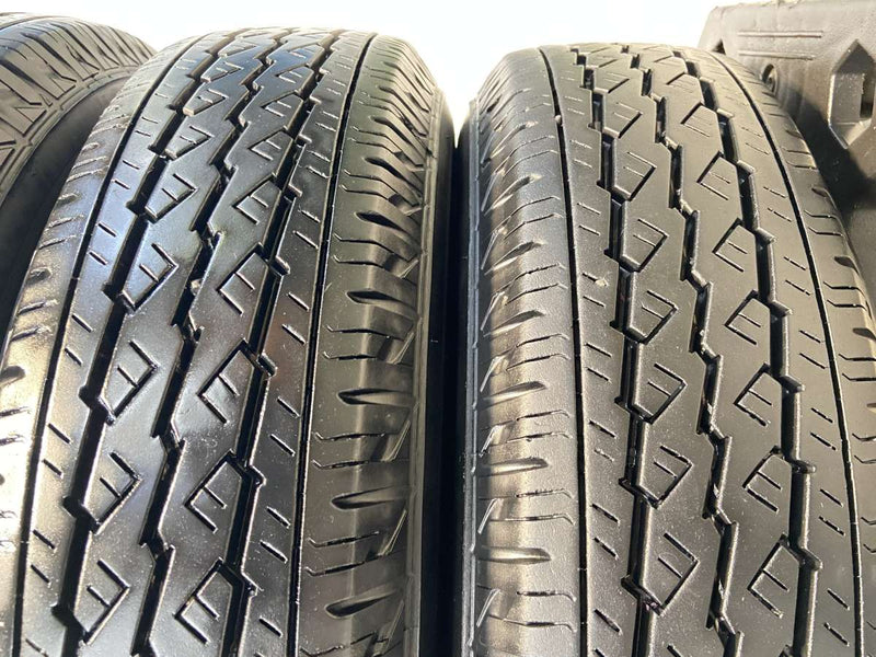 ブリヂストン V600 165R13 6PR /日産純正  5.0J+ 100-4穴 4本