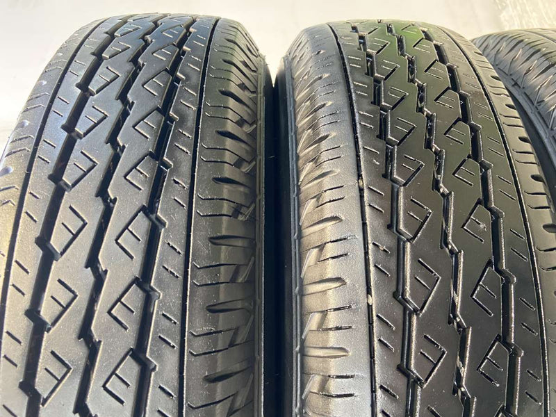 ブリヂストン V600 165R13 6PR /日産純正  5.0J+ 100-4穴 4本