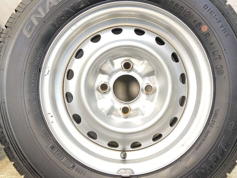 ダンロップ エナセーブ VAN01 165R13 6PR /日産純正  5.0J+ 100-4穴 4本