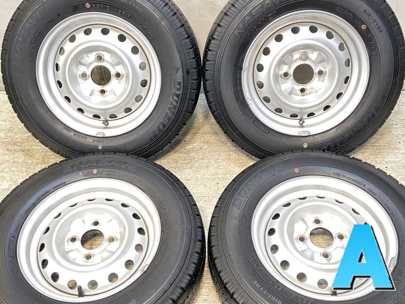 ダンロップ エナセーブ VAN01 165R13 6PR /日産純正  5.0J+ 100-4穴 4本