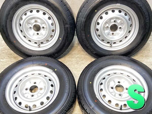 ブリヂストン RD-613STEEL 165/80R13 90/88LT /日産純正  5.0J+ 100-4穴 4本