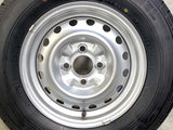 ブリヂストン RD-613 STEEL 165R13 6PR /日産純正  5.0J+ 100-4穴 4本