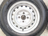 ダンロップ エナセーブ VAN01 165R13 6PRLT /日産純正  5.0J+ 100-4穴 4本
