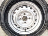 ブリヂストン V600 165R13 6PR /日産純正  5.0J+ 100-4穴 4本