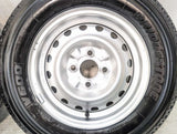 ブリヂストン V600 165R13 6PR /日産純正  5.0J+ 100-4穴 4本