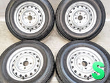 ブリヂストン RD-613 STEEL 165/80R13 90/88N LT /日産純正  5.0J+ 100-4穴 4本