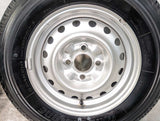 ブリヂストン V600 165R13 6PRLT /日産純正 CJ00A 5.0J+ 100-4穴 4本