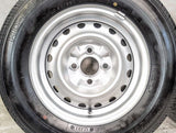 ブリヂストン RD-613 STEEL 165/80R13 90/98N LT /日産純正  5.0J+ 100-4穴 4本