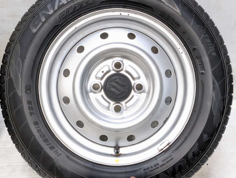 ダンロップ エナセーブ EC204 145/80R13 /スズキ純正 4.0J+ 100-4穴 4