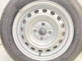 ブリヂストン V600 155/80R14 88/86LT /　 AL 5.0J+ 100-4穴 4本