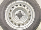 ブリヂストン V600 155/80R14 88/86 LT /トヨタ純正  5.0J+ 100-4穴 4本