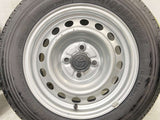 ブリヂストン V600 155/80R14 88/86 LT /トヨタ純正  5.0J+ 100-4穴 4本