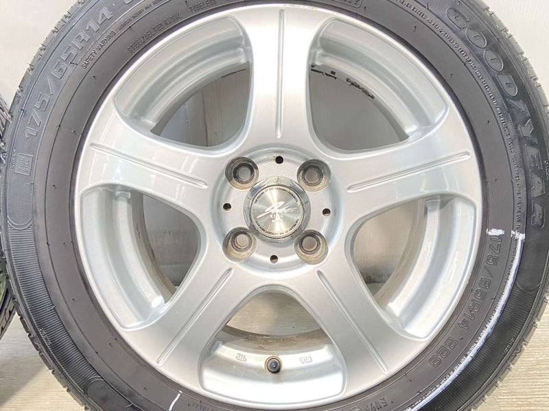 グッドイヤー GT エコステージ 175/65R14  /　 KING 5.5J+38 100-4穴 4本