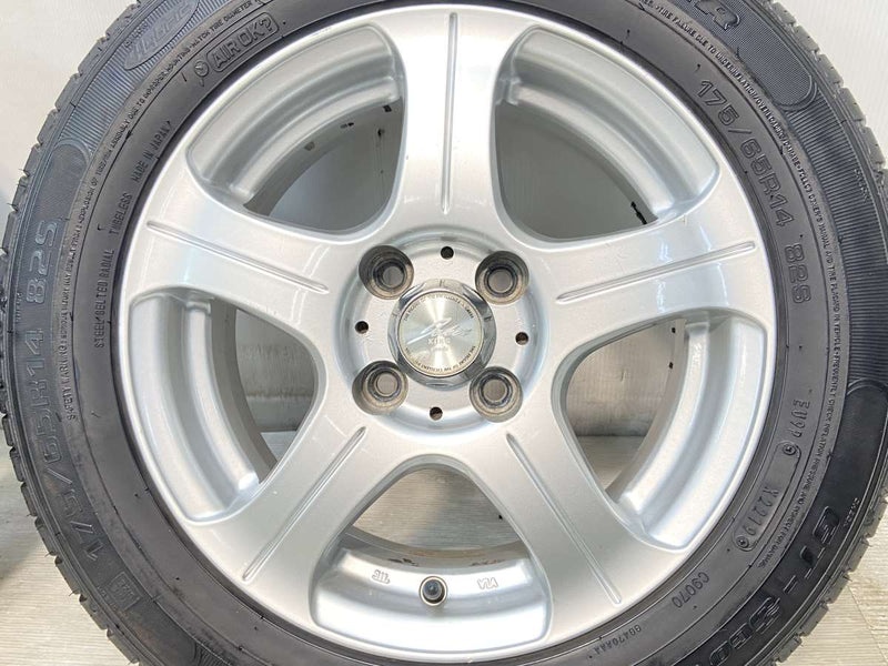 グッドイヤー GT エコステージ 175/65R14  /　 KING 5.5J+38 100-4穴 4本