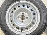 ブリヂストン V600 155/80R14 88/86LT /　 AL 5.0J+ 100-4穴 4本