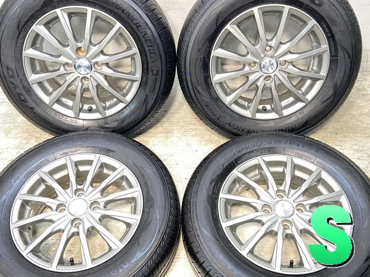 LEBEN ホイール タイヤ 4本 TOYOナノエナジー