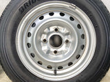 ブリヂストン V600 165/80R14・165/80R14 /日産純正  5.0J+・5.0J+ 114.3-4穴 4本