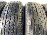 ブリヂストン V600 165/80R14・165/80R14 /日産純正  5.0J+・5.0J+ 114.3-4穴 4本