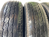 ブリヂストン V600 165/80R14・165/80R14 /日産純正  5.0J+・5.0J+ 114.3-4穴 4本