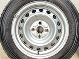 ブリヂストン V600 155/80R14 88/86LT /　 AL 5.0J+ 100-4穴 4本