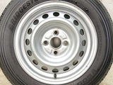 ブリヂストン V600 155/80R14 88/86LT /トヨタ純正 AL 5.0J+ 100-4穴 4本