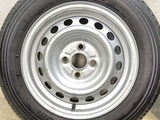 ブリヂストン V600 155/80R14 88/86LT /トヨタ純正 AL 5.0J+ 100-4穴 4本
